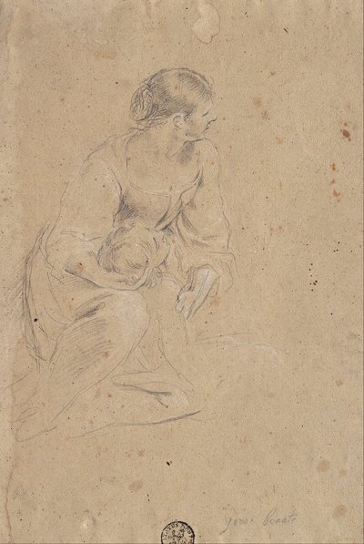 Studie einer weiblichen Figur von Giovanni Battista Bonacina